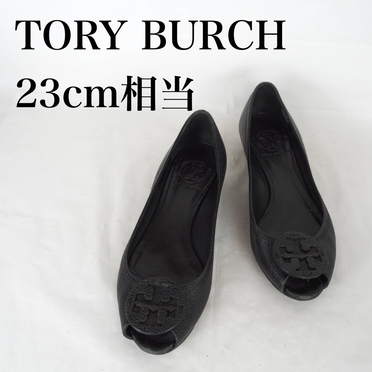 MK2903*TORY BURCH*トリーバーチ*レディースパンプス*23cm相当*黒_画像1