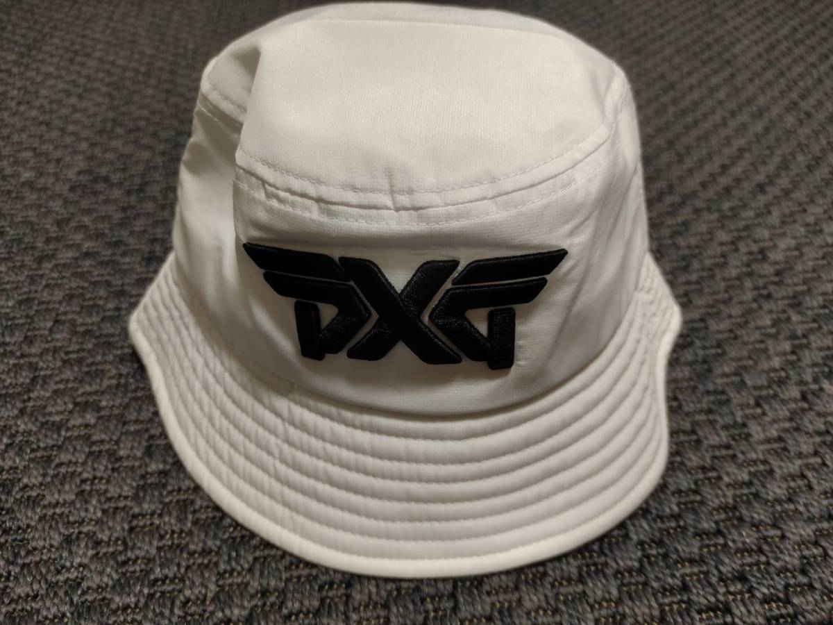 PXG ピーエックスジーバケットハットゴルフキャップ帽子ホワイト－日本