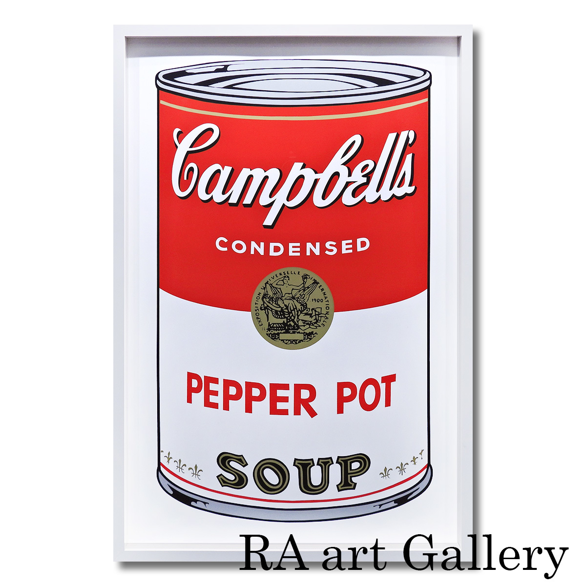 アンディ・ウォーホル PEPPER POT 胡椒 キャンベルスープ缶 ポップアート サンデーBモーニング版 版画 絵画 真作保証 値下げ交渉可能