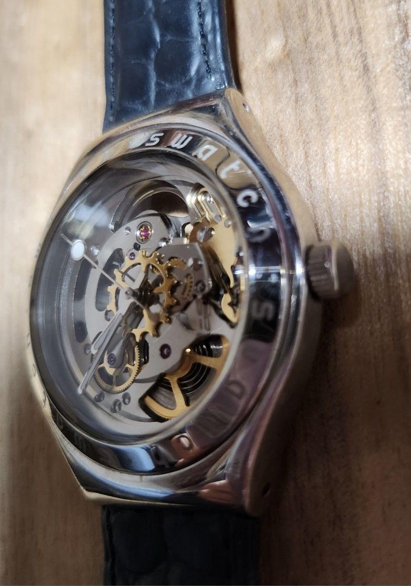 腕時計 swatch irony スケルトン オートマチック 機械式自動巻き 腕時計 swatch irony スケルトン オートマチック 機械式自動巻き