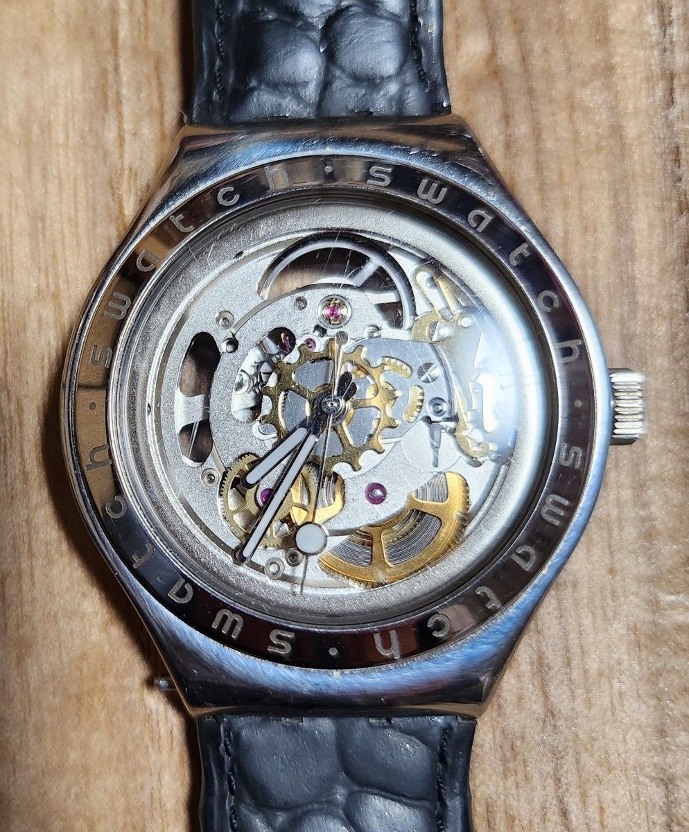 腕時計 swatch irony スケルトン オートマチック 機械式自動巻き 腕時計 swatch irony スケルトン オートマチック 機械式自動巻き