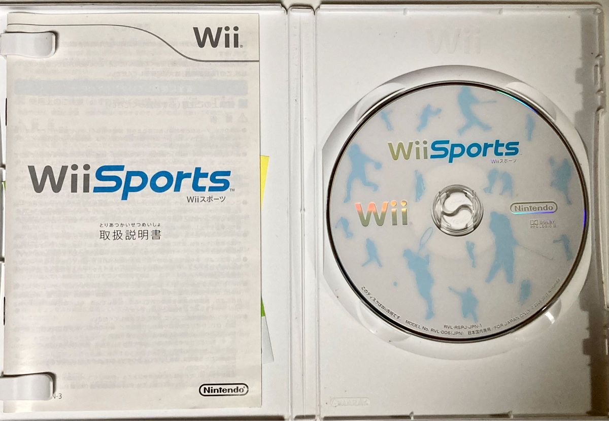 中古美品　Wii スポーツ／Wiiスポーツ リゾート／説明書付／2枚セット