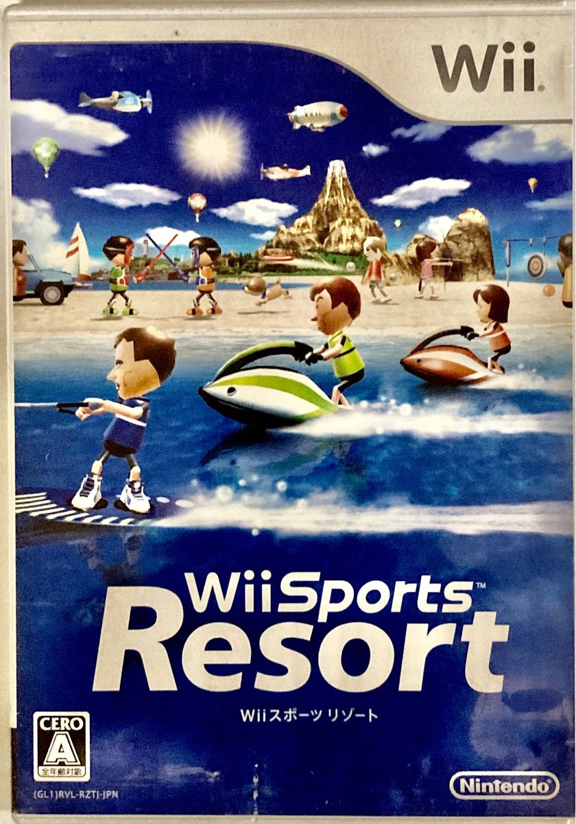 中古美品　Wii スポーツ／Wiiスポーツ リゾート／説明書付／2枚セット