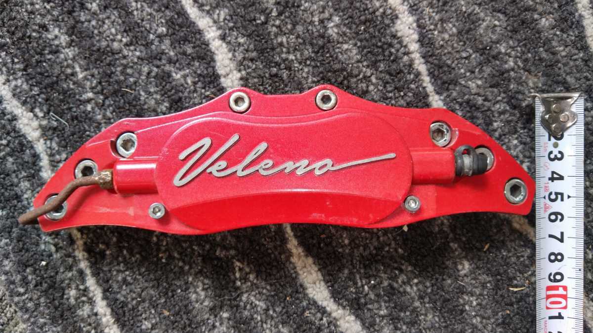 愛知 ハイエース 200系 veleno アルミ ブレーキ キャリパー カバー レッド 左右 ホイール タイヤ ブレンボ ローダウン カスタム ワゴン_画像5