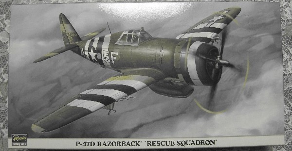 P-47D　サンダーボルト　レザーバック　レスキュースコードロン　ハセガワ　1/48_画像1
