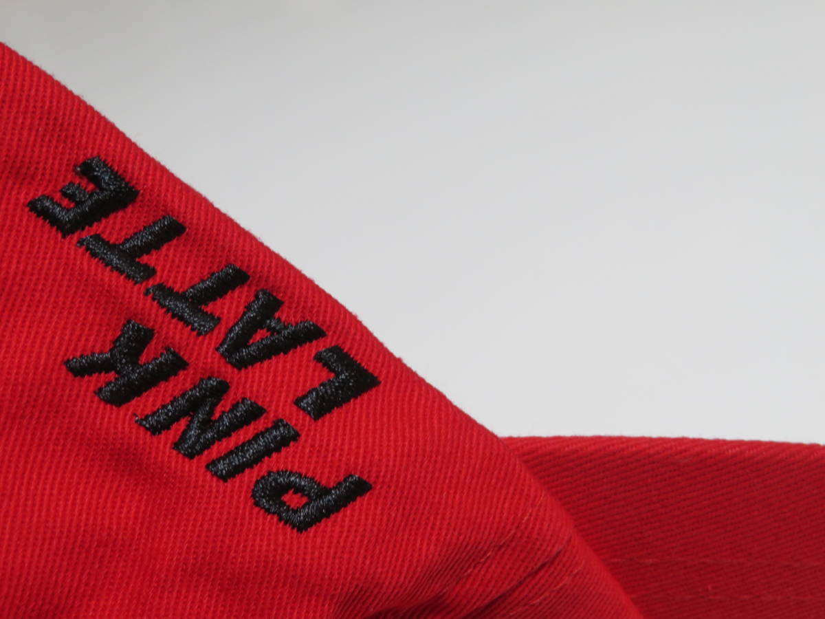 【送料無料】PINK LATTE ピンクラテ コットン100％ お洒落なレッド色デザイン メンズレディース スポーツキャップ ハット 帽子 1個_画像3