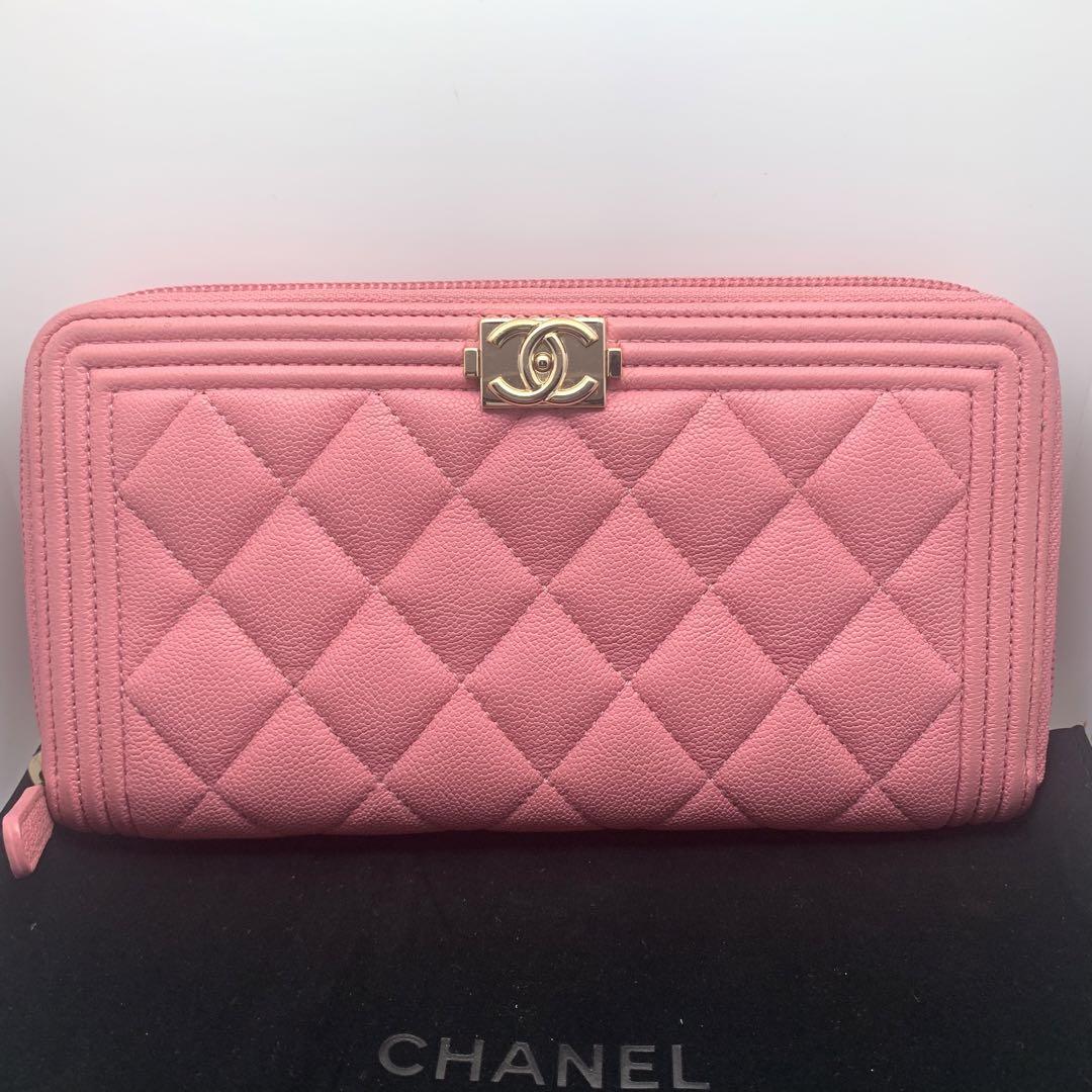 今日の特価 【極美品】CHANEL シャネル キャビアスキン 長財布