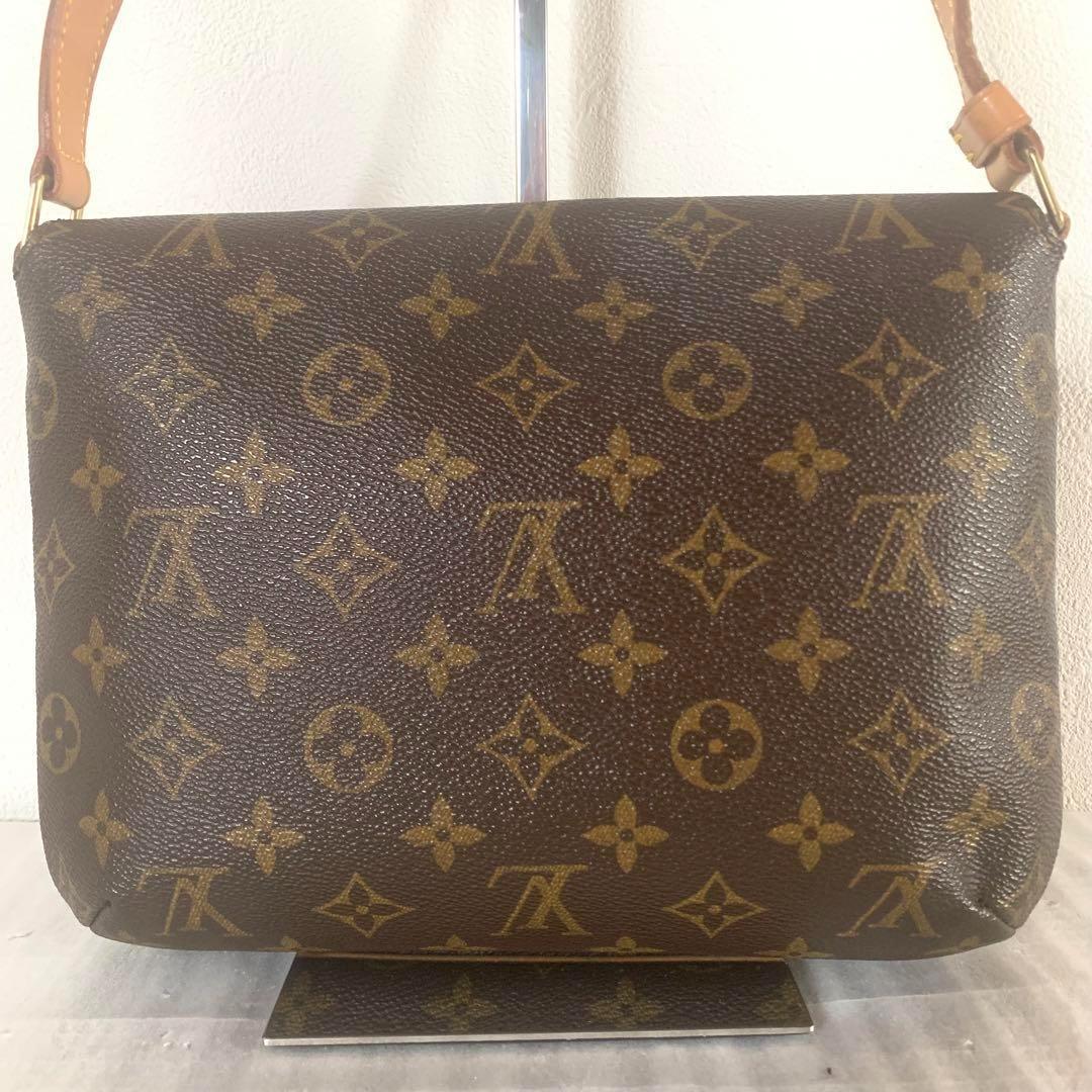 【極美品】ルイヴィトン LOUISVUITTON ミュゼットタンゴ ショルダーバッグ クロスボディバッグ レディース モノグラム柄 ブラウン レザー_画像2