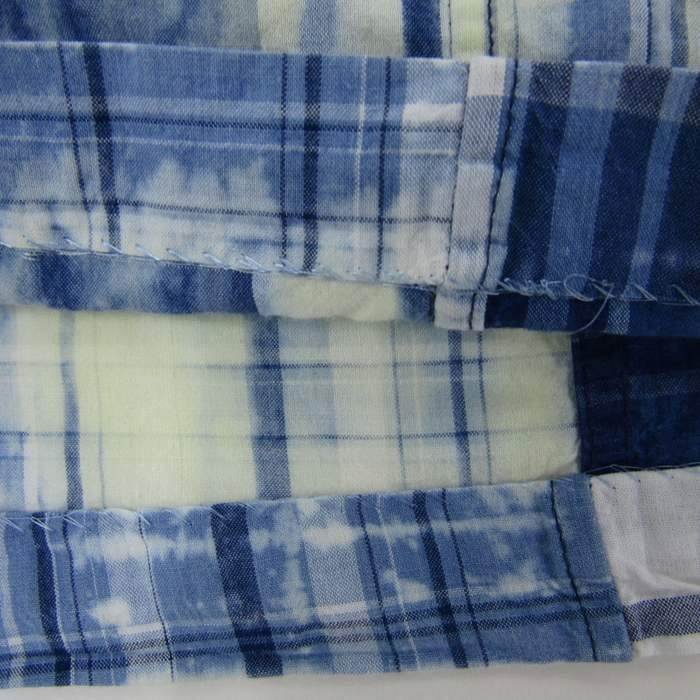  Polo * Ralph Lauren шорты проверка хлопок 100% низ женский 2 размер голубой POLO RALPH LAUREN