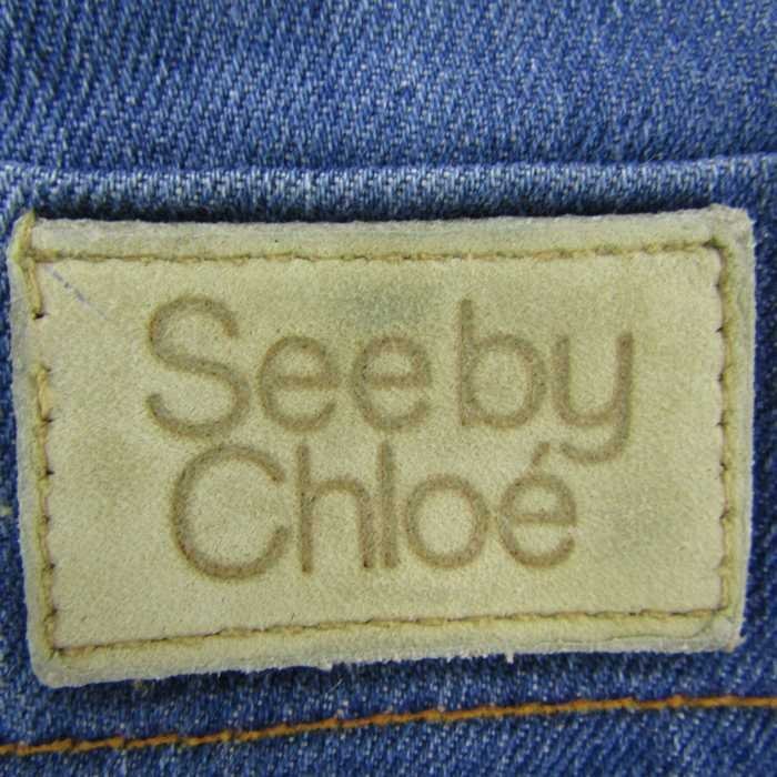  See by Chloe Denim pants jeans Italy made lady's 28 size blue SEE BY CHLOE