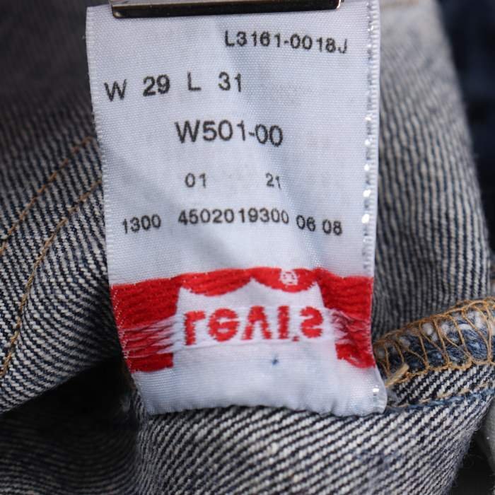 リーバイス デニムパンツ ジーンズ ジーパン 501 コットン100% ボトムス レディース W29L31サイズ ブルー Levi's_画像7