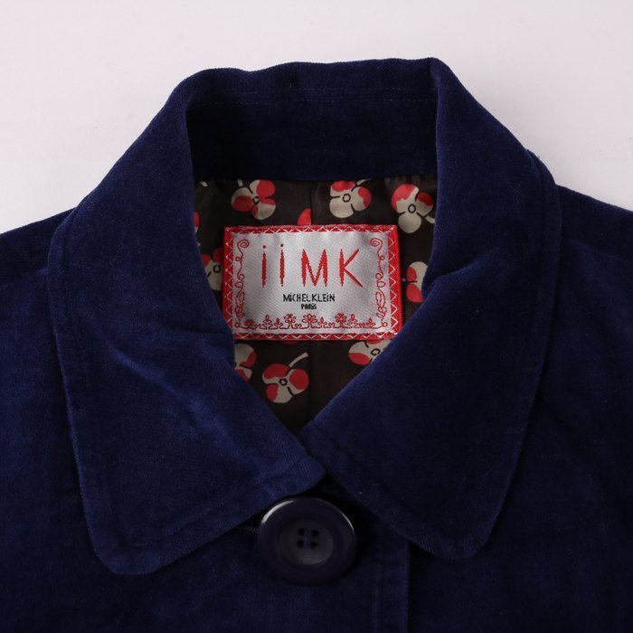  I I.M ke- комбинезон блузон жакет стрейч внешний женский 40 размер темно-синий iiMK