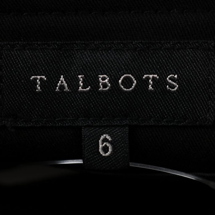 タルボット スカート タイト 未使用 ストレッチ アウター 黒 レディース 6サイズ ブラック TALBOTS_画像3