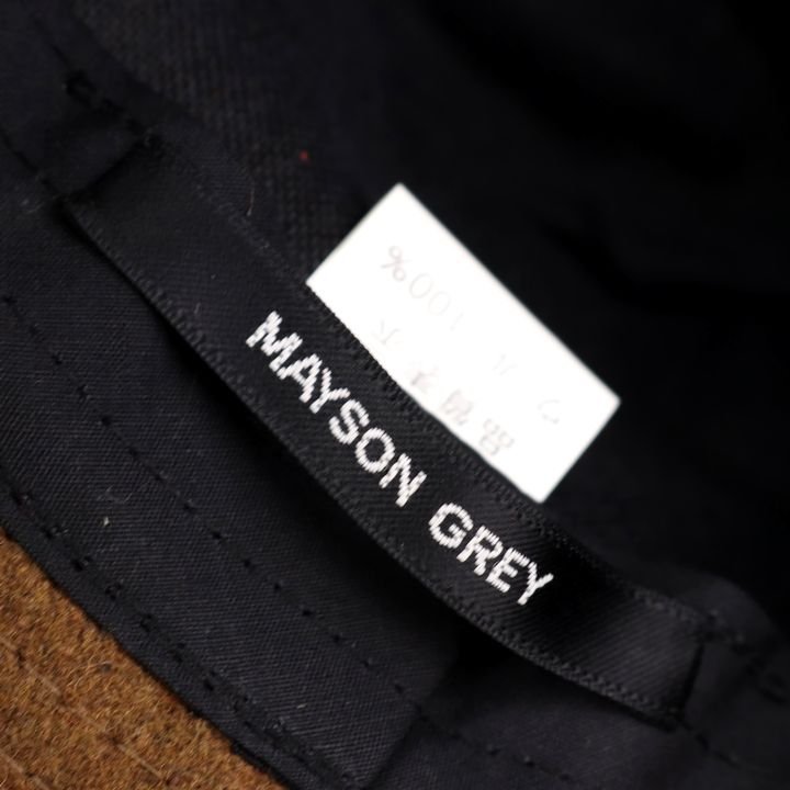  Mayson Grey шляпа шерсть 100% лента бренд шляпа женский Brown MAYSON GREY