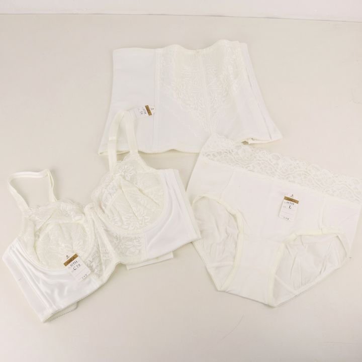  I licca wedding lingerie unused 6 point set race under wear lady's white AIRICA