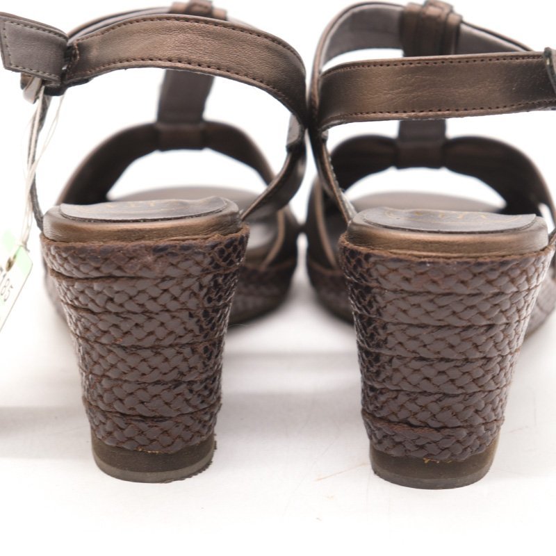 ヴィタノーヴァ サンダル 未使用 バークレイ BARCLAY ブランド 靴 シューズ 日本製 レディース Lサイズ ブラウン VITA NOVA_画像5