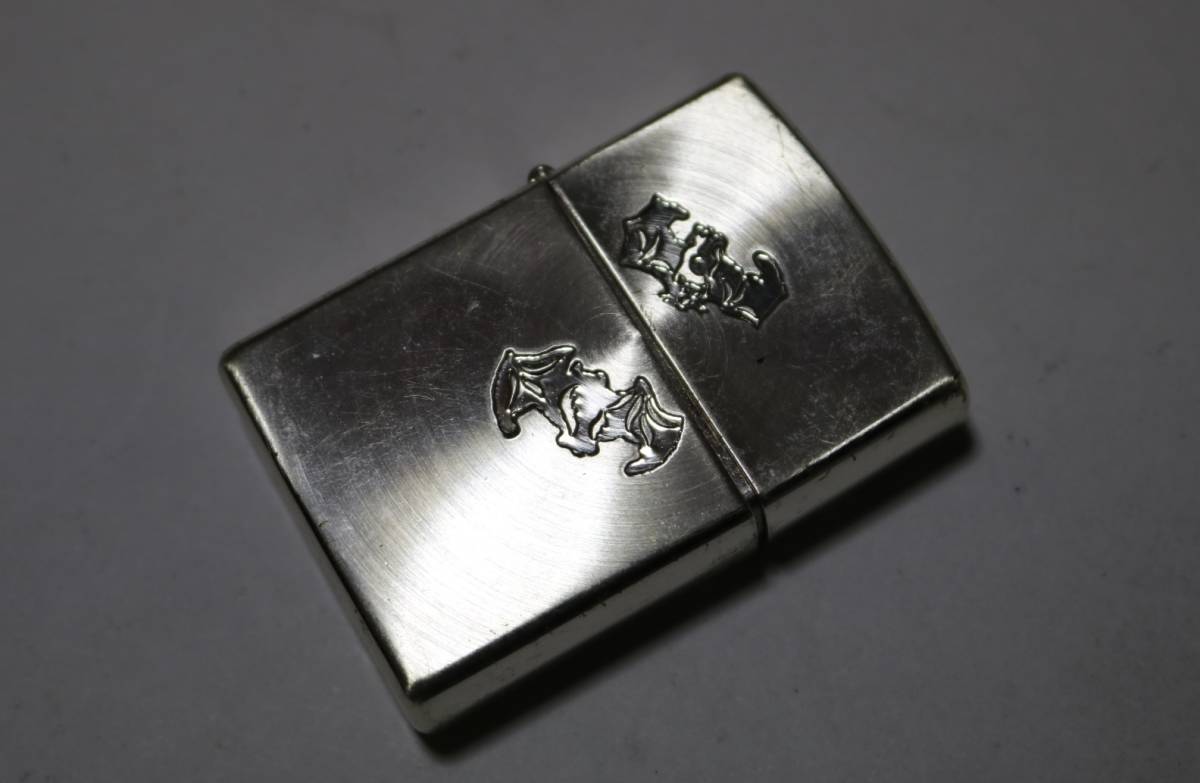 ZIPPO ジッポライター ゴールデンバット スピン加工 中古品 懸賞品_画像1