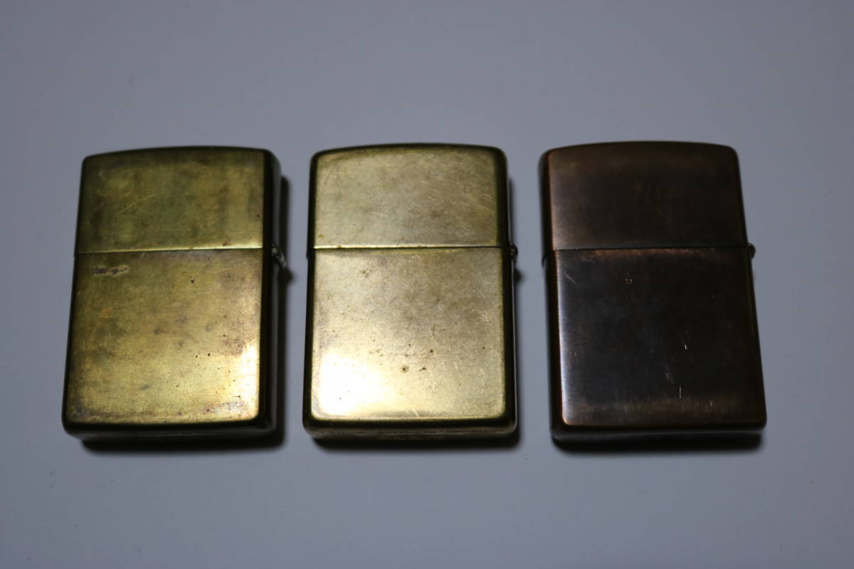 ZIPPO ジッポー 7個 ソリッドブラスなど 中古品_画像3