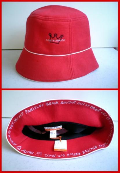 * Castelbajac спорт * красный шляпа * новый товар * шляпа *