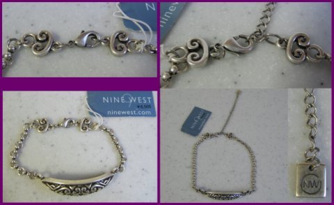 * half-price and downward Nine West * choker & bracele set *