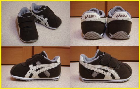 ☆asics/アシックス・コルセアスエードBABY・ブラウン12.0☆_画像2