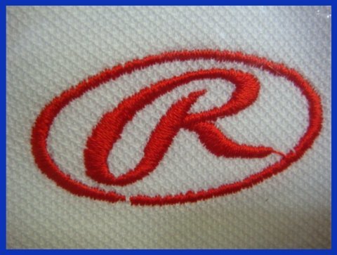 ■Rawlings/ローリングス・ロゴ半袖Tシャツ・白■Оサイズの画像1