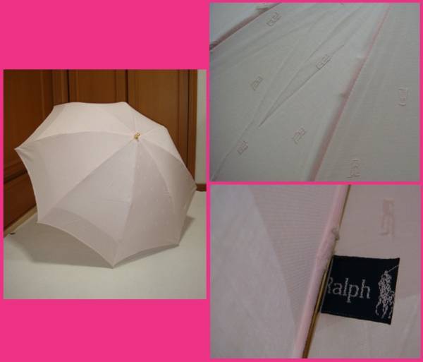 { Ralph Lauren }. rain combined use * folding umbrella * new goods * pink ground pattern wonderful!