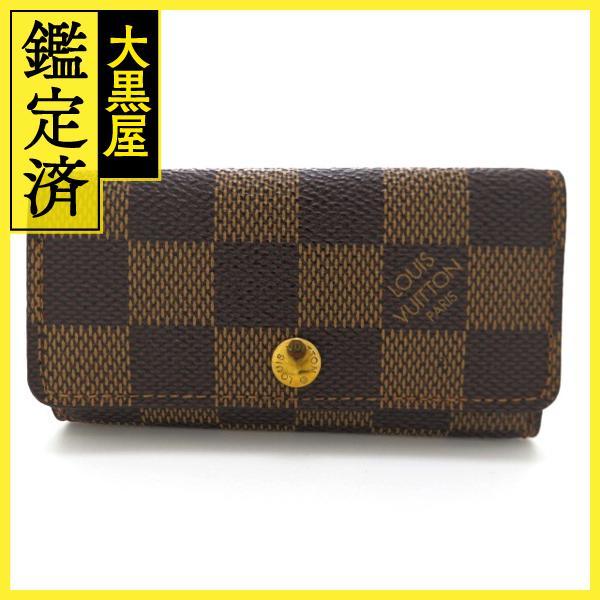 LOUIS VUITTON ルイヴィトン ミュルティクレ4 4連 キーケース ダミエ N60385【473】