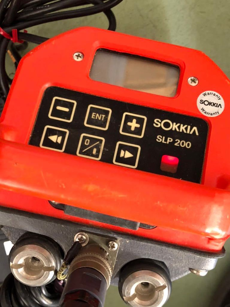 d♪w 通電OK！ ソキア パイプレーザー slp200 測量器 SOKKIA 工具 _画像3