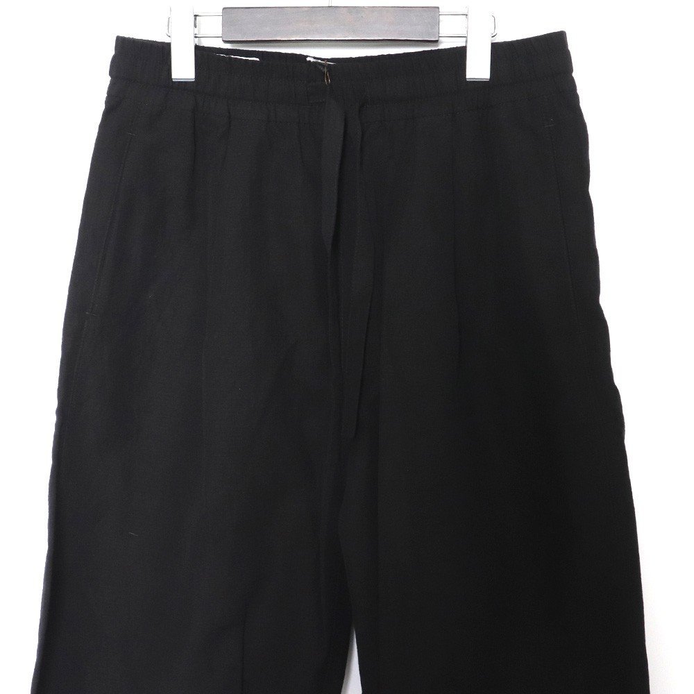 未使用 HANNIBAL 7/8 Trousers サイズ46 ブラック raven Wali 216. ハンニバル クロップドパンツ_画像3