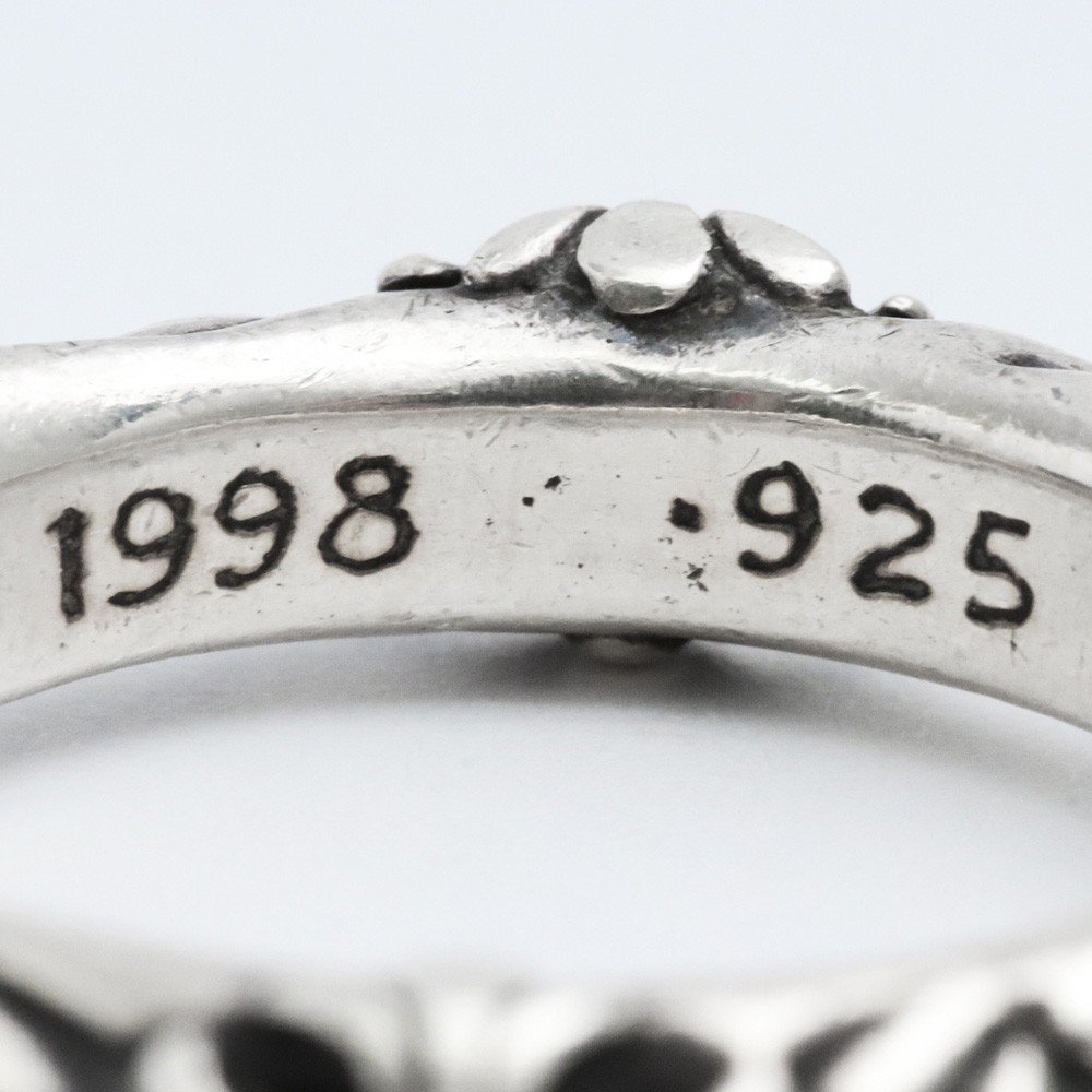 17号 CHROME HEARTS SBTバンドリング シルバー クロムハーツ SBT BAND RING 指輪 sv925_画像9