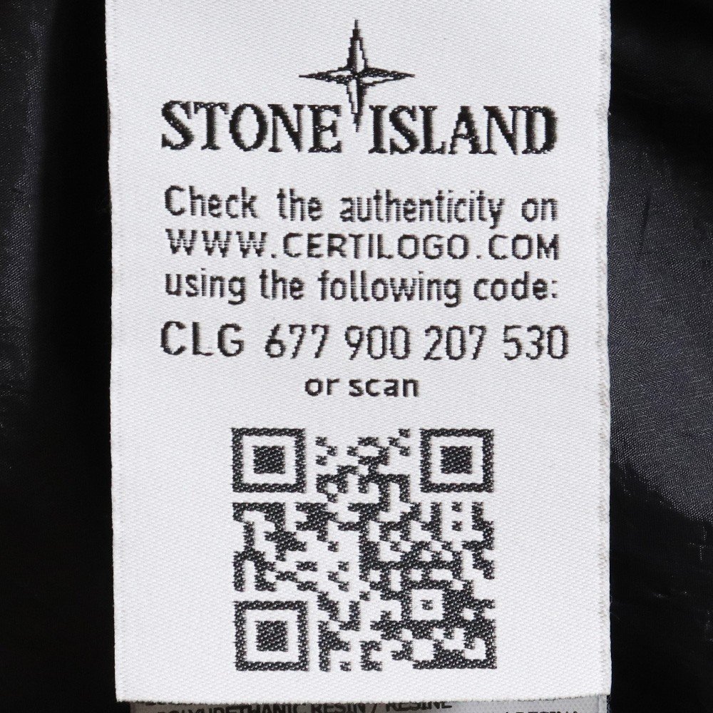 STONE ISLAND GARMENT DYED CRINKLE REPS NY DOWN пуховик L размер темно-синий 691541223 Stone Islay ndo
