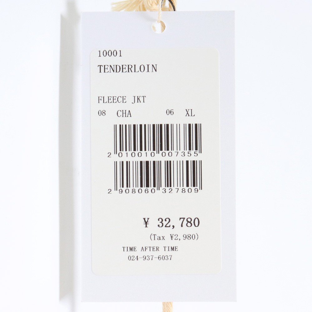TENDERLOIN 21AW FLEECE JKT フリースジャケット XLサイズ チャコール テンダーロイン バック ロゴ_画像6