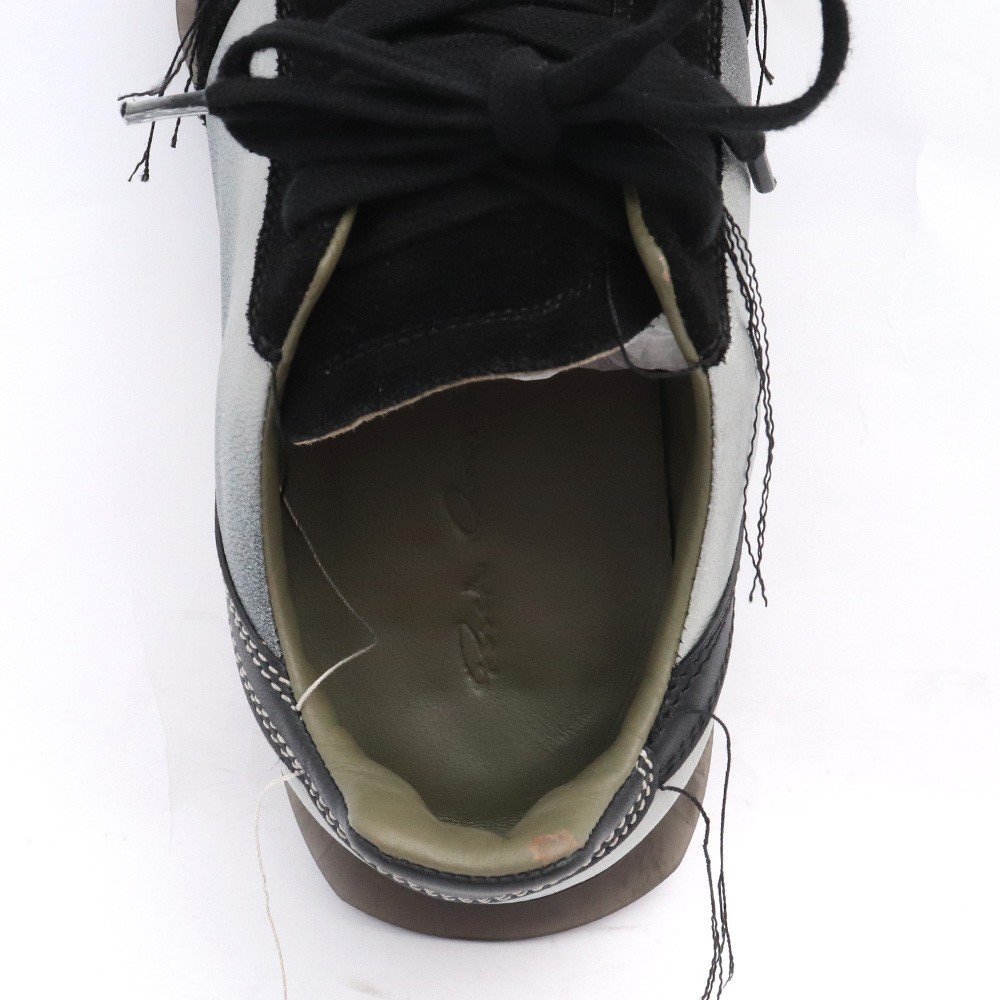 RICK OWENS VINTAGE RUNNER LACE UP サイズ35 ブラック RP19F5811 LCOM2 リックオウエンス ヴィンテージランナーレースアップスニーカー_画像6