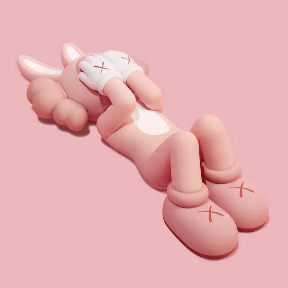 未使用 KAWS HOLIDAY INDONESIA FIGURE PINK カウズ ホリデー インドネシア フィギュア ピンク_画像3