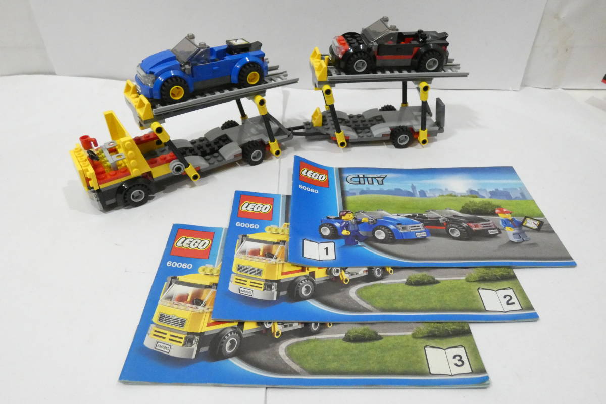 6131T/1円～ LEGO レゴ クリエイター シティ等 大量 6753 ハイウェイキャリアカー・7642 自動車修理工場・8155 フェラーリF1ピット・60060_画像9