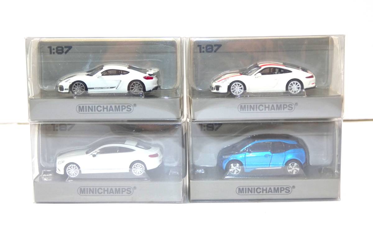 6135T/1円～MINICHAMPS(ミニチャンプス) 1/87 ミニカー まとめて 14台/マセラティ ギブリ・ポルシェ・メルセデス AMG・マクラーレン・BMW _画像3