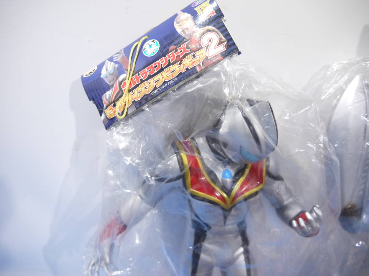 1808 T / Unused◇奧特曼系列大尺寸軟乙烯圖6套/ Baltansiner Tiga Gaiya Ultraman 原文:1808T/未使用◇ウルトラマンシリーズ ビッグサイズソフビフィギュア6種セット/バルタン星人・ティガ・ガイヤ・ウルトラマン　