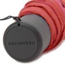 【マリメッコmarimekko／未使用】MINI-UNIKKO MINI MANUAALI UMBRELLA／折りたたみ傘 アンブレラ／038653 301 ／RED/DARK RED／MR002205_画像3