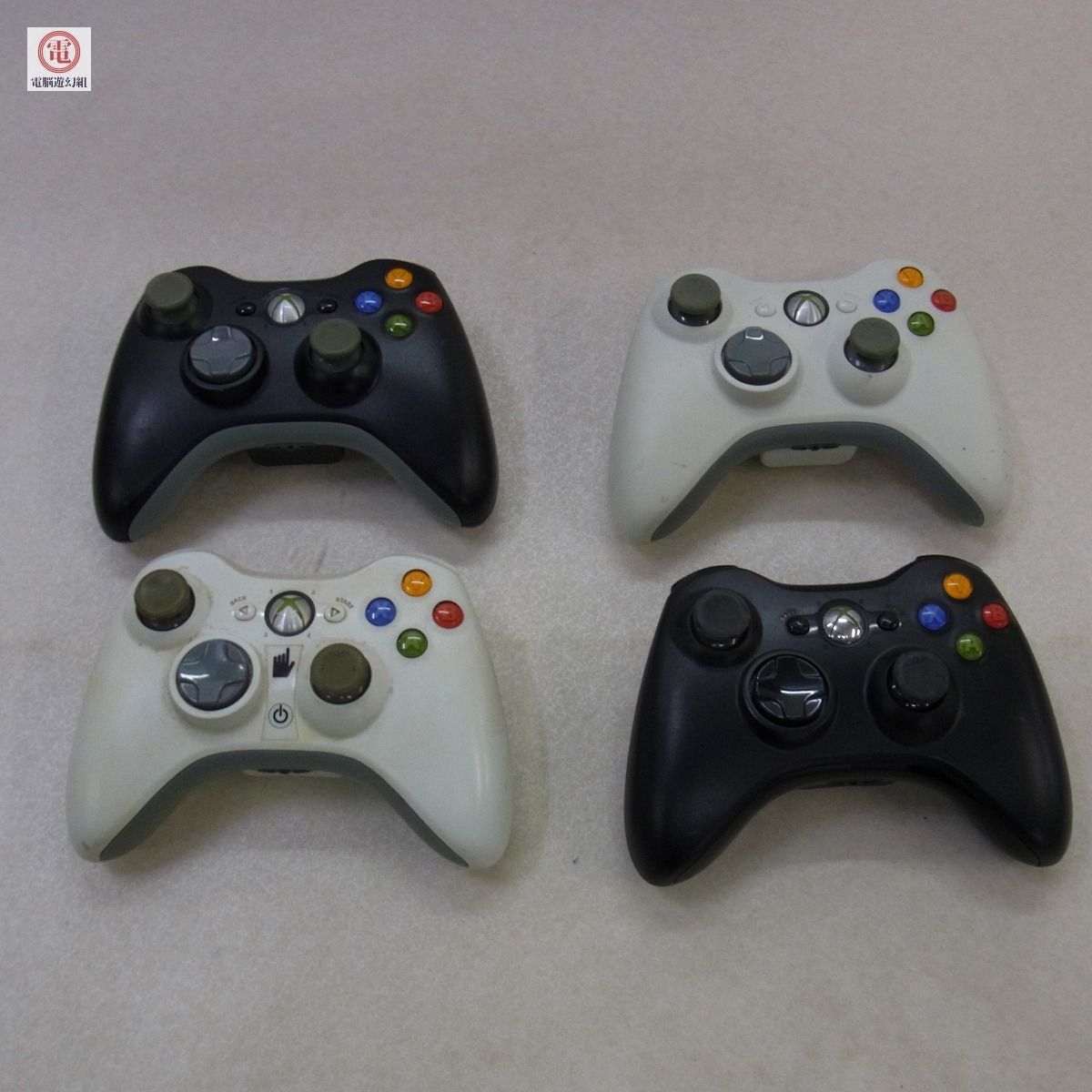 Xbox360 ワイヤレス/USB コントローラ 20個セット マイクロソフト Microsoft 現状品【20_画像6