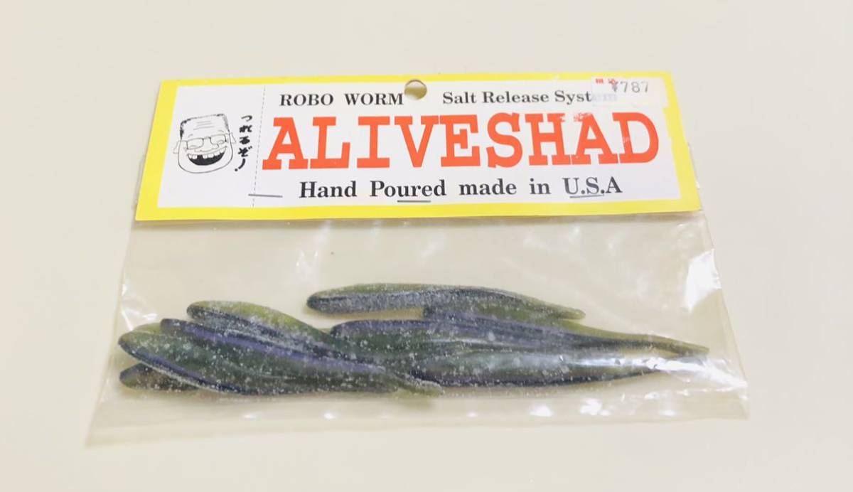 レア！ロボワーム　ROBOWORM アライブシャッド　ALIVE SHAD レトロワーム　made USA 3_画像1