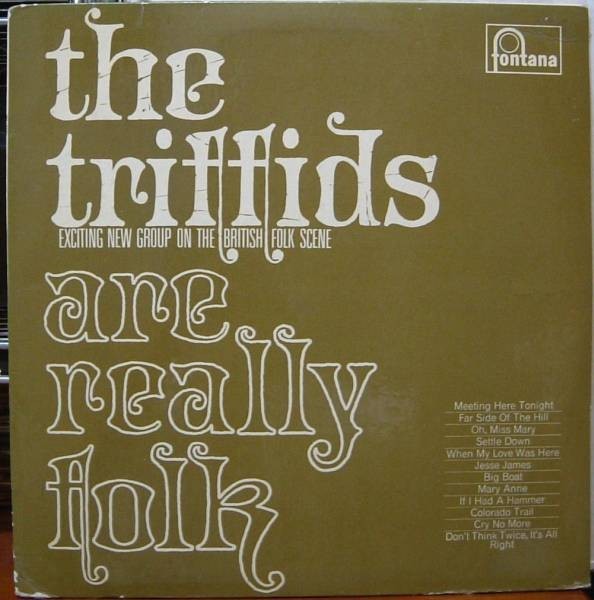 レアFOLK 即決 LP 英FONTANA LP即決 THE TRIFFIDS Are Really Folk_画像1