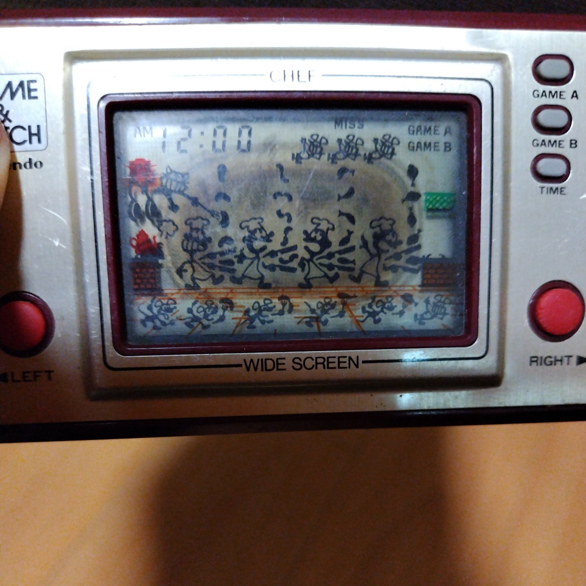 送料無料 ゲームウォッチ シェフ CHEF 中古 任天堂 GAME&WATCH