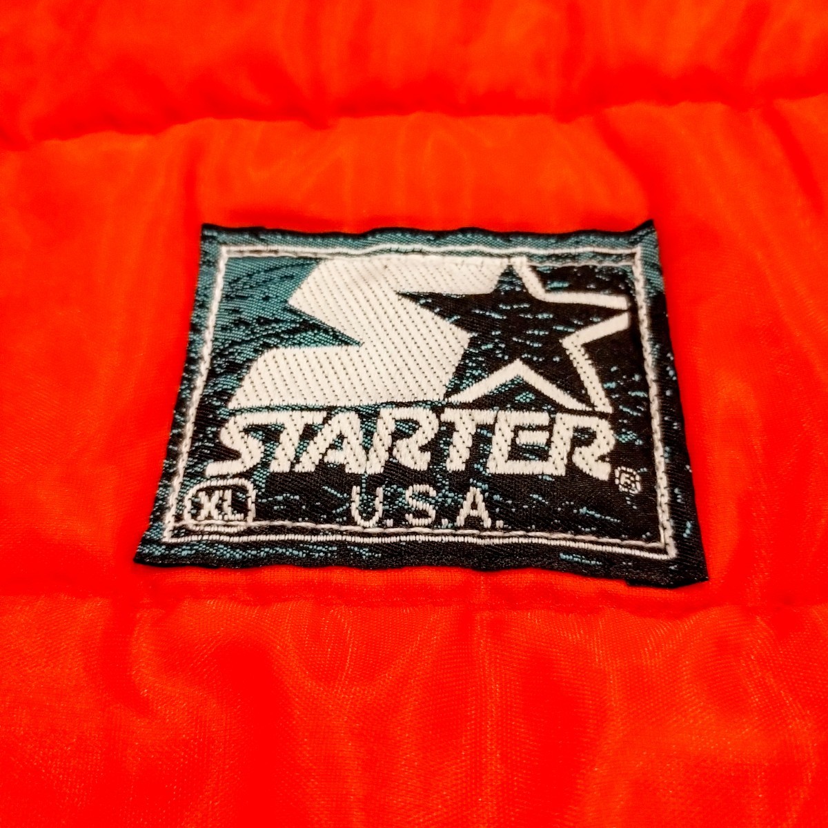 ジャンク!! STARTER NY METS ナイロン スタジャン XL USA (90's 80's スターター メッツ ビンテージ アメリカ製 アメカジ MA-1 stussy_画像3