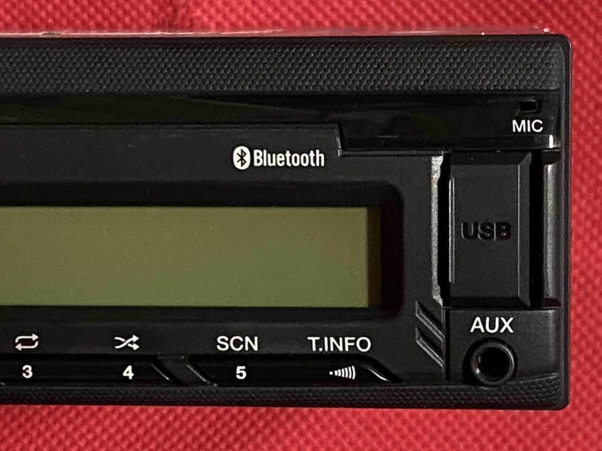 新車外し 新型レンジャー 日野純正チューナー 24V AM ワイドFM Bluetooth USB MIC AUX RJ9765TA 86120-E0340 アルコール消毒済 送料無料⑥_画像2