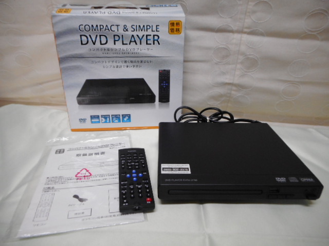 DVD player DVDJ-2152BK remote control * manual attaching compact & simple used beautiful goods 