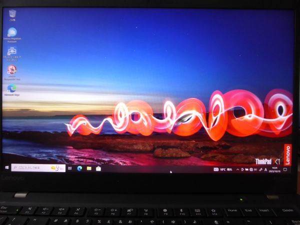 PC部品　ThinkPad X1 Carbon 5th (2017)、6th (2018)用 14インチ液晶パネル、液晶枠付き　W902_画像1