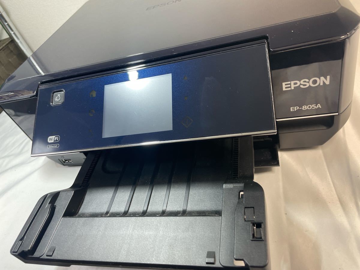 ■FR554 EPSON EPSON カラリオ EP-805A インクジェット プリンター 通電確認済 インクOK_画像5