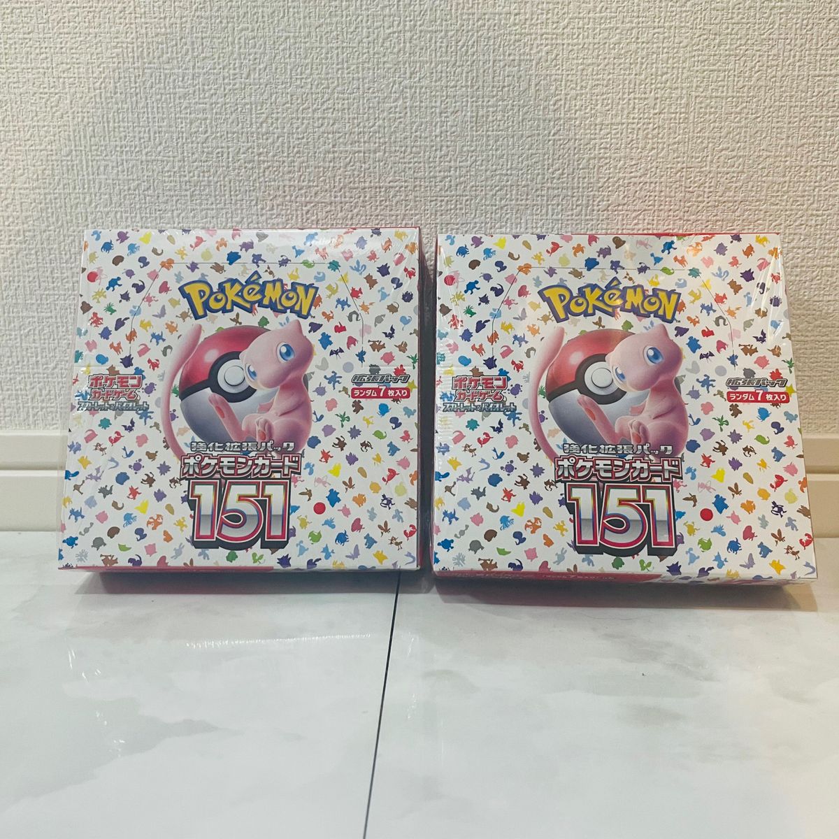 新品未開封】ポケモンカード 151 box シュリンク付き 2boxセット