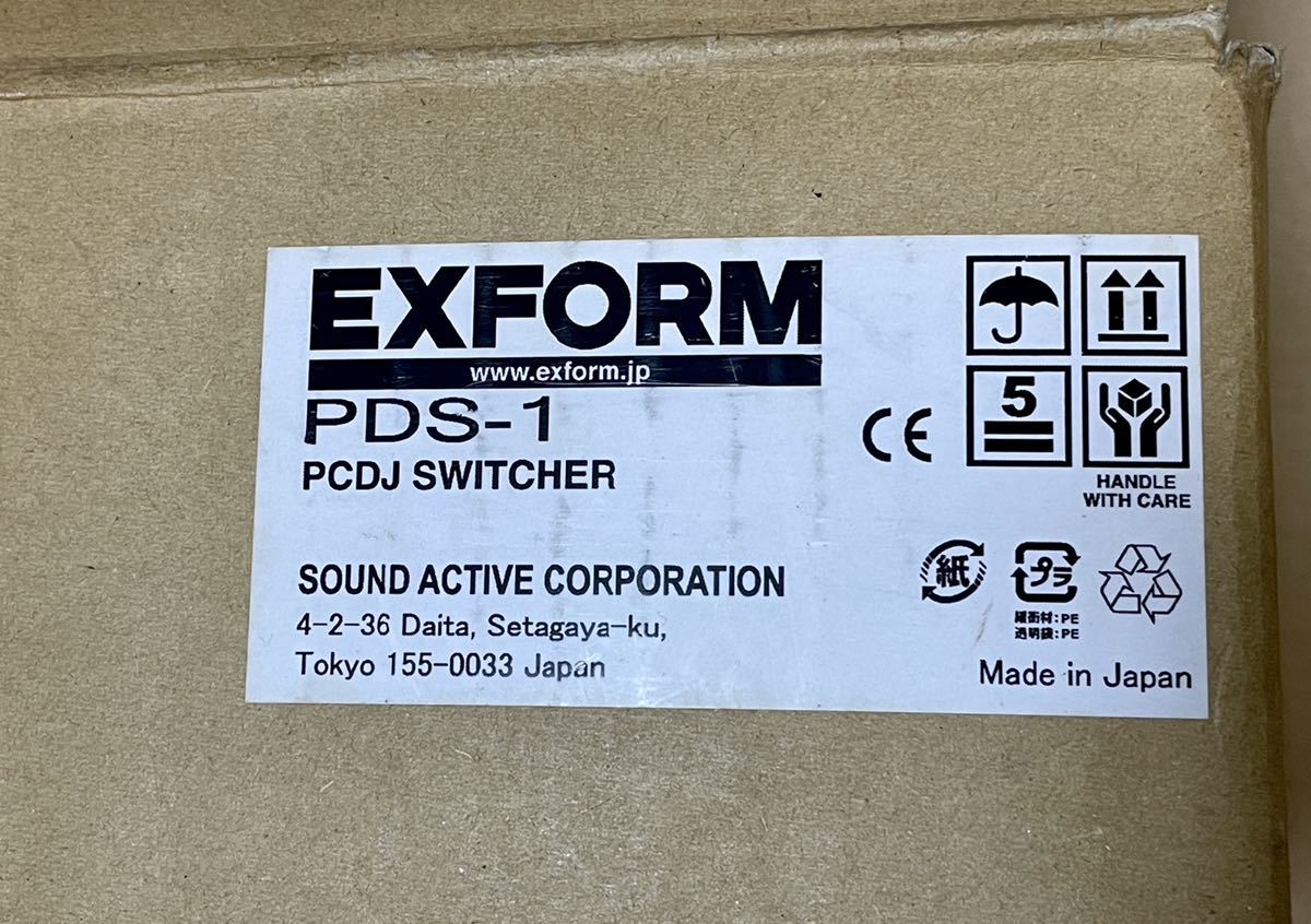 EXFORM PDS-1 PCDJ SWITCHER チャンネル切り替え　スイッチャー　セレクター　中古品_画像5